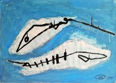 peinture figurative gouache acrylique