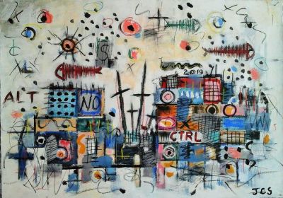 gouache sur Canson expressioniste