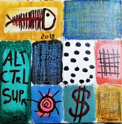 peinture moderne gouache