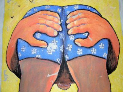 peinture moderne sur toile figurative