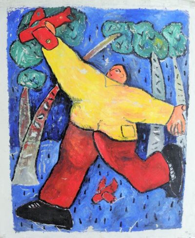 peinture figurative sur toile