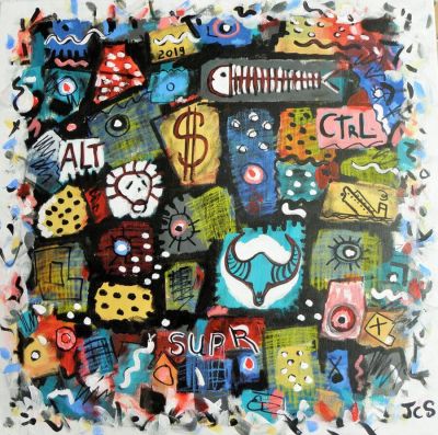 tableau figuratif contemporain