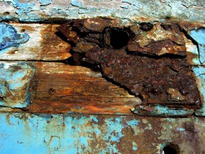 Photographie Le Bono cimetière de bateaux