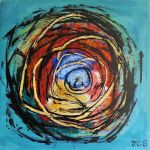 toile artistique abstraite