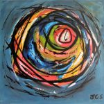 toile moderne acrylique abstraite