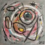 oeuvre artistique contemporaine acrylique