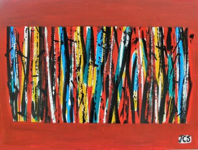 peinture contemporaine sur toile