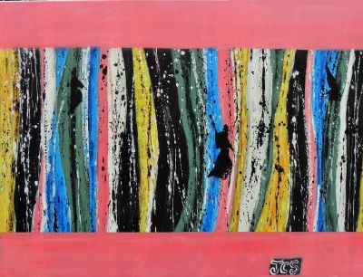 peinture contemporaine sur toile