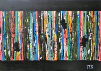 acrylique contemporaine sur toile