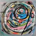 peinture acrylique abstraite