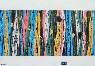 peinture acrylique sur toile