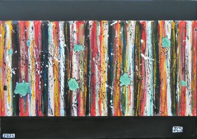 peinture contemporaine sur toile