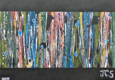 peinture acrylique contemporaine sur toile