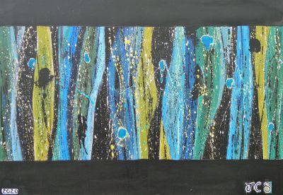 peinture abstraite acrylique contemporaine