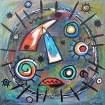 art contemporain acrylique sur toile