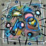 art contemporain année 2020 peinture acrylique