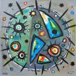 peinture abstraite acrylique contemporaine